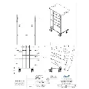 Angled Pipette Cart with White Drawers.webp