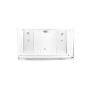 Clear Dual Paper Towel Dispensers with Gliding Rods.webp