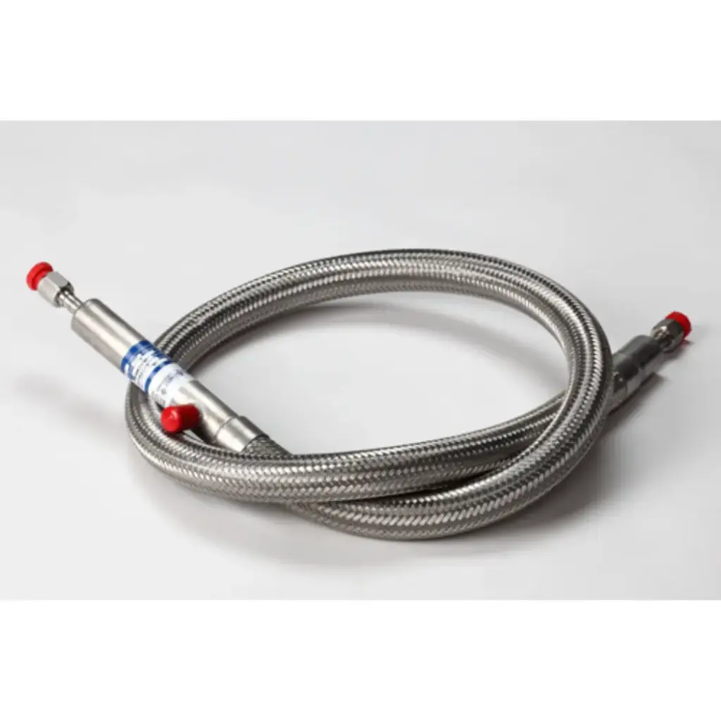 Taylor Wharton by IC Biomedical – Vacuum Jacketed Transfer Hose, 6′ – 1/2″ VJ Super Flex, 1/2″ Flare Fitting Both Ends