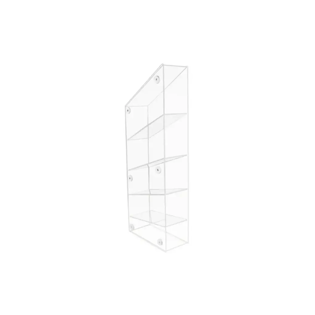 Pipette Storage Bin Acrylic 5 Compartments with Magnet Mount