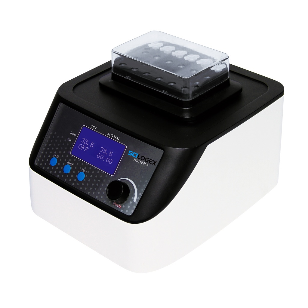 SCILOGEX SCI-110HC-Pro Digital Thermal Dry-Bath, Heating & Cooling, Heating: room temp. to 100°C, Cooling: room temp. to 25°C below room temperature