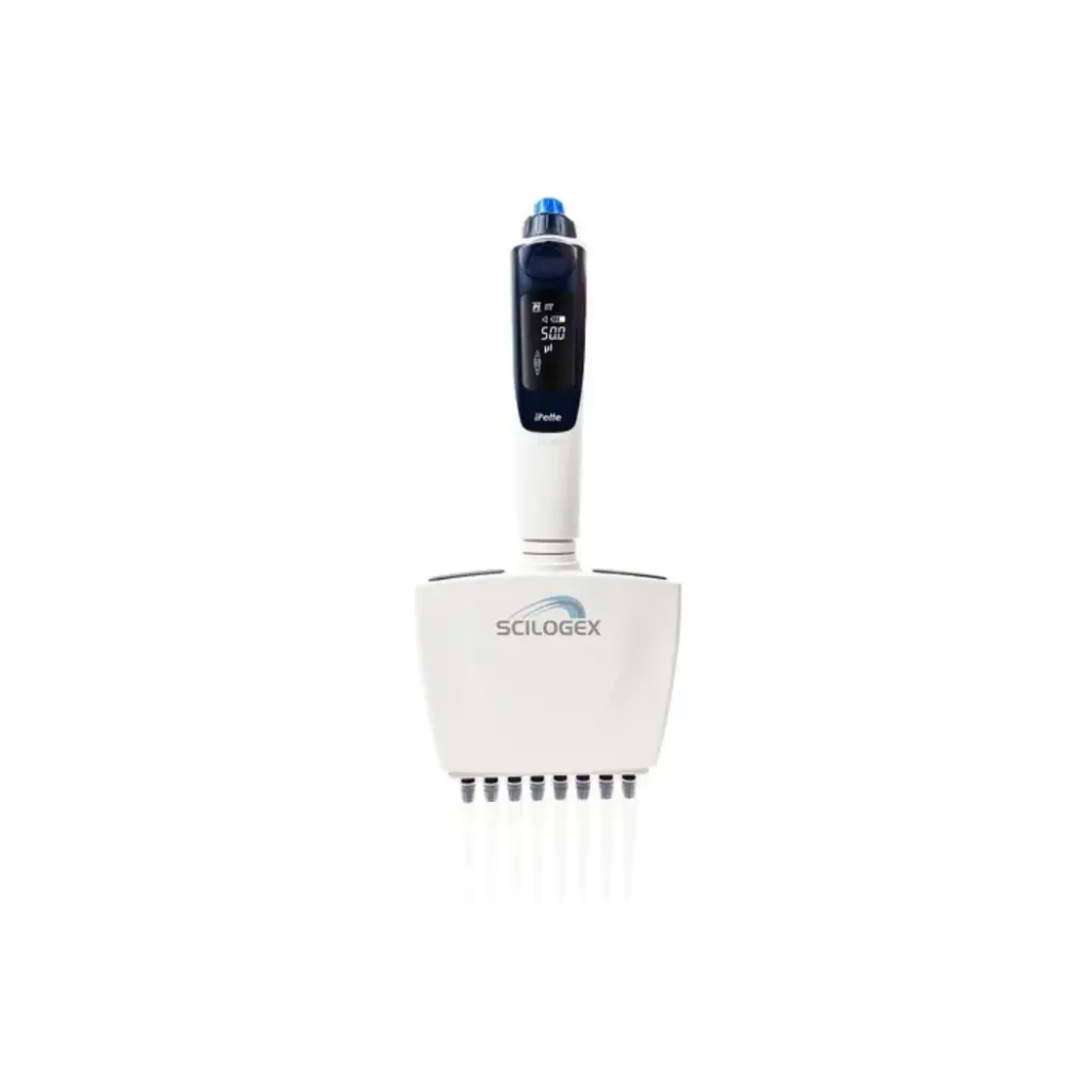 SCILOGEX iPette Plus 8-Channel Electronic Pipettors in 3 fully adjustable volume sizes