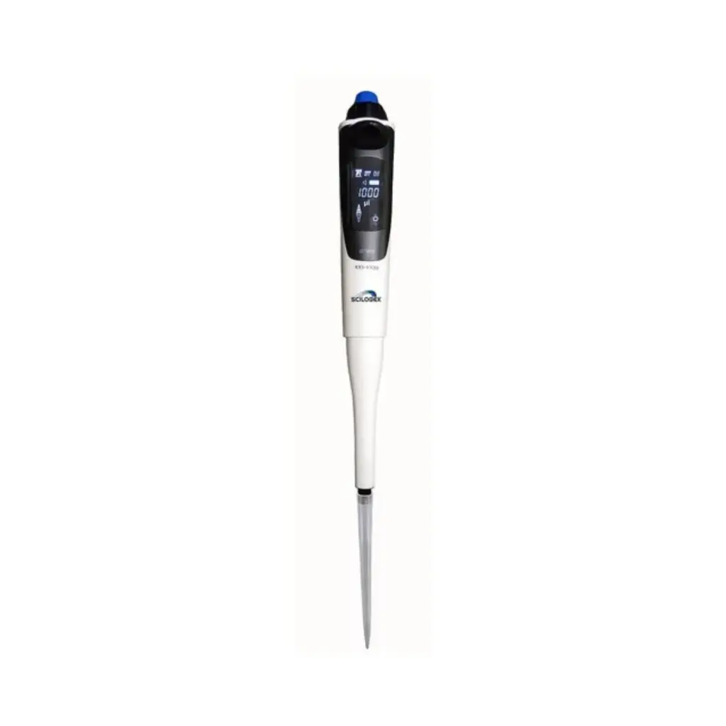 SCILOGEX iPette Plus Electronic Motorized Single Channel Pipettors in 4 fully adjustable volume sizes