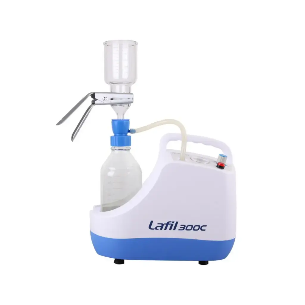 Lafil 300C-VF12, PTFE Coated Chemical Resistant Vacuum Filtration System, 110V