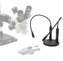 Pair of arm illuminators, magnetic fixing plates, metal base, USB powered