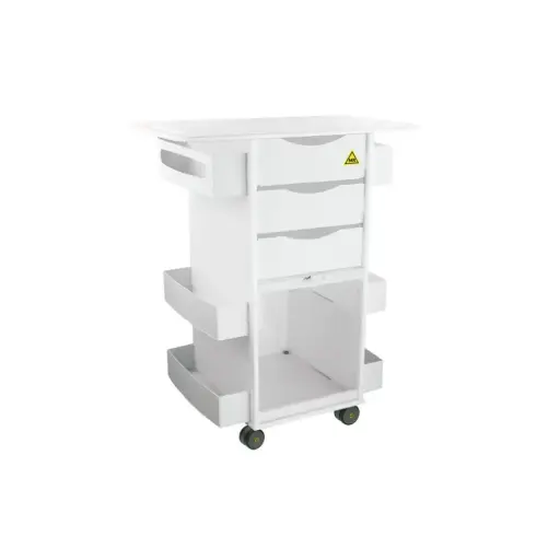 [51817] MRI Core Cart Extended Top with Sliding Door