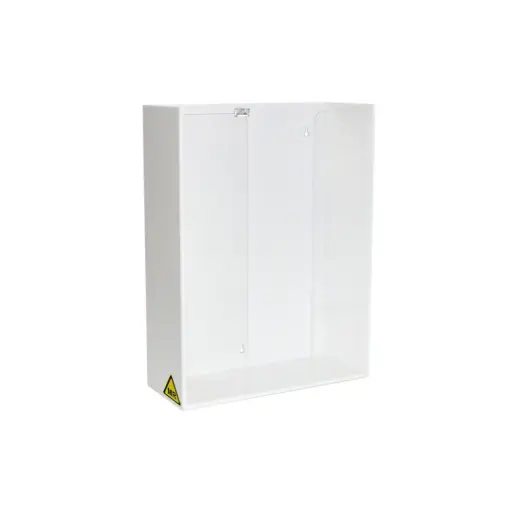 [51874] White Glove Box Holders with Clear Acrylic Front MRI