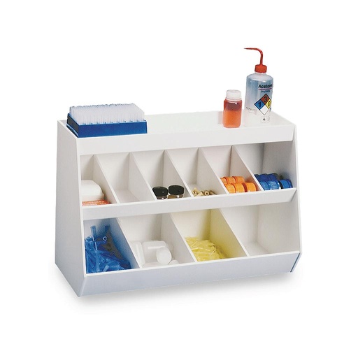 [50093] Lab Storage Shelves with 10 Bins