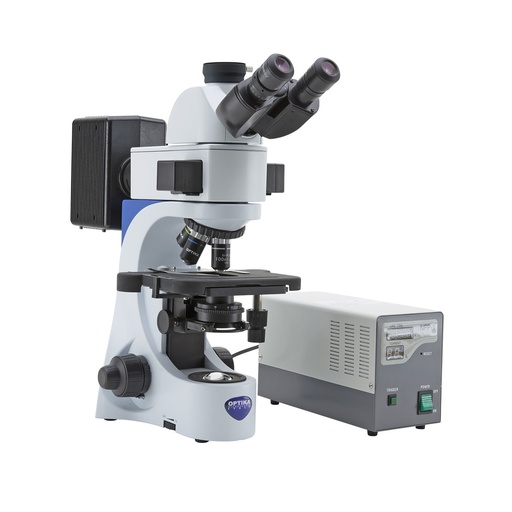 [B-383FL] B-380 Trinocular HBO fluorescence microscope, 1000x, IOS PLAN, B&G filter set
