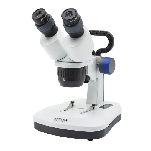 [SFX-33] SFX Stereomicroscope, fixed arm, 20x40x, touch panel, LED Incident & transmitted light, rechargeable batteries not included