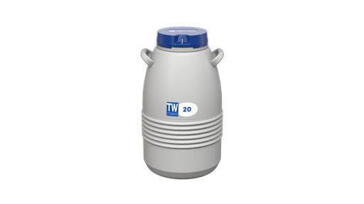 [TW 20] Taylor Wharton by IC Biomedical – 20 Series Small LN2 Freezer With 11″ Canisters (Capacity: 660 x 1/2cc Straws)
