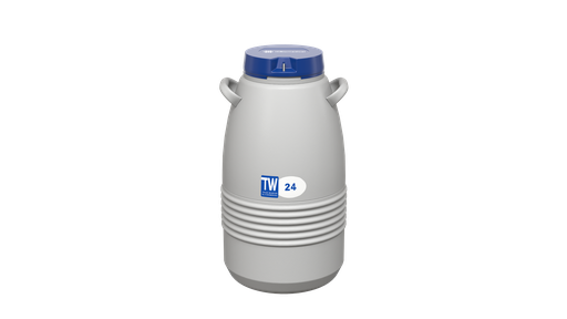 [TW 24] Taylor Wharton by IC Biomedical – 24 Series Small LN2 Freezer With 11″ Canisters (Capacity: 660+ x 1/2cc Straws)