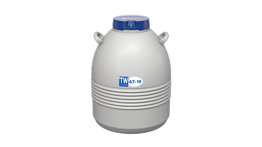 [TW 47-10] Taylor Wharton by IC Biomedical – 47-10 Series Small LN2 Freezer With 11″ Canisters (Capacity: 3200 x 1/2cc Straws)