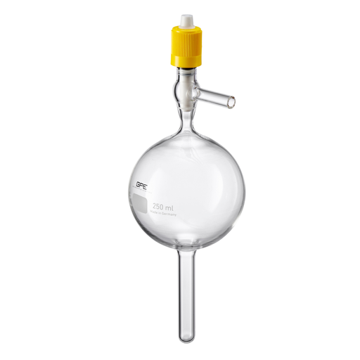 J Young Schlenk Flasks (Round Bottom, Plain Arm, Cold Finger)