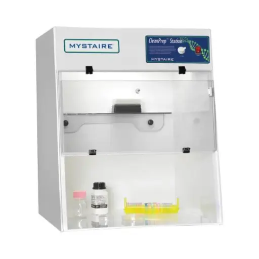 [SCI-DB24] 24" CleanPrep PCR Workstation, Circulation Free Enclosure with Timed UV Light. 110V