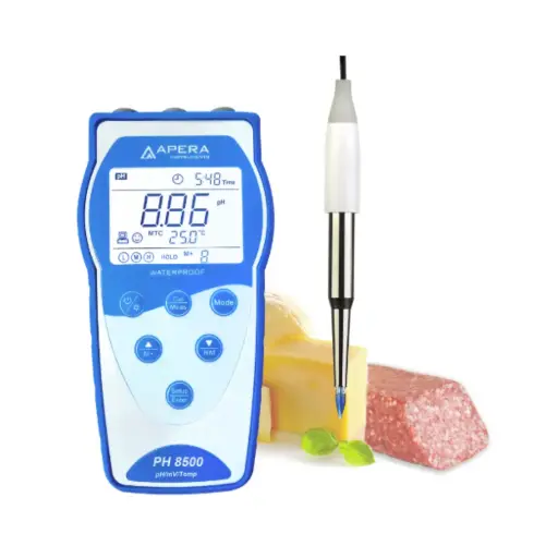 [PH8500-SS] PH8500-SS Premium Series Portable Spear pH Meter for Food with GLP Data Logger