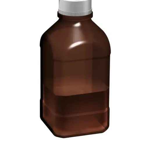 [17400038] 2500ml borosilicate glass autoclavable amber bottle (45mm neck)